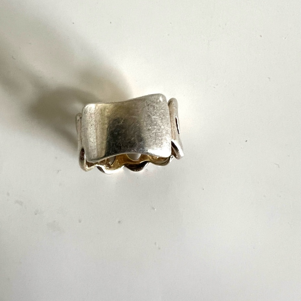 Silver 925 Signed By Barse Statement Ring - image 3